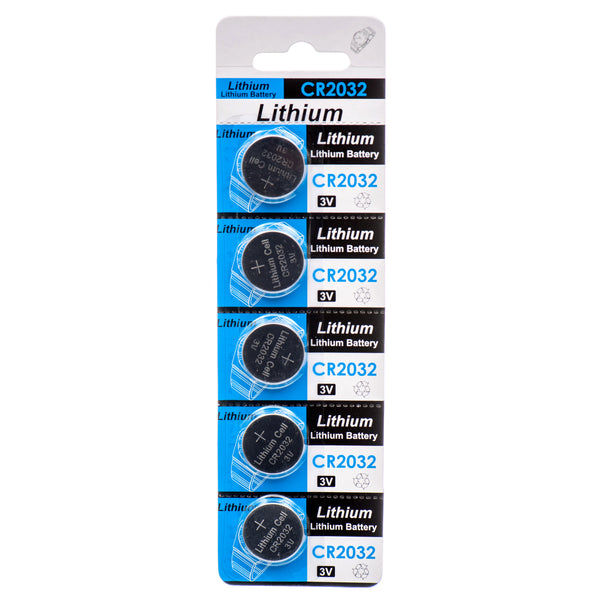 Lithium CR2032 Batteries, 5 Count (20 Pack)