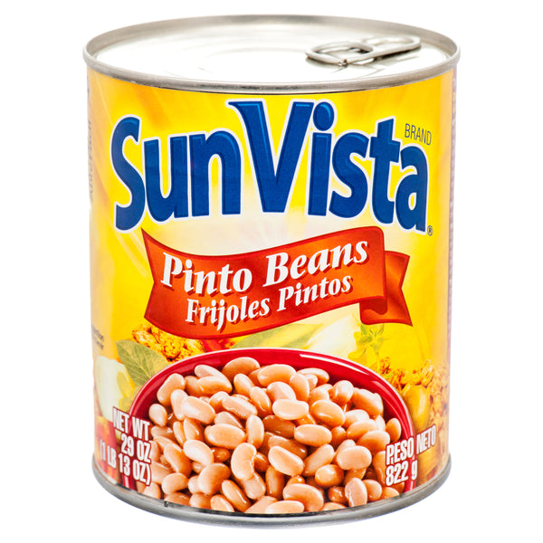 Sun Vista Canned Pinto Beans, 29 oz (12 Pack)