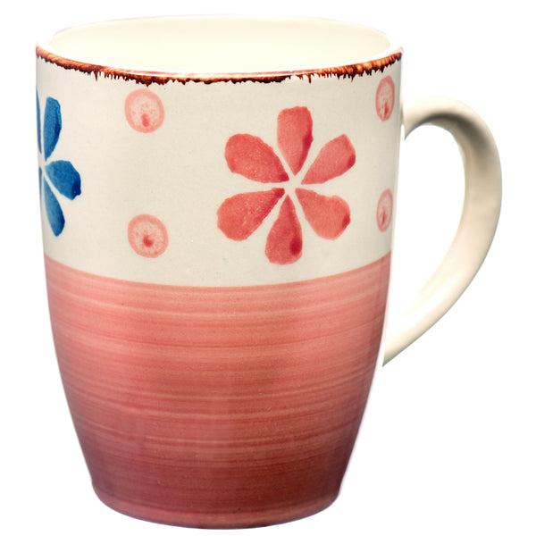 Ceramic Mug, Flower, 9 oz (48 Pack)