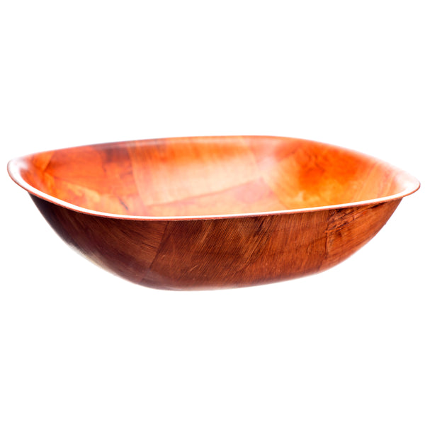 Wooden Bowl Rectangle 7.9" (12 Pack)