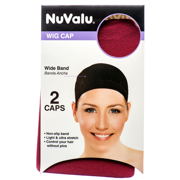 Hair Wig Cap 2Pcs W/Red & Blue (24 Pack)
