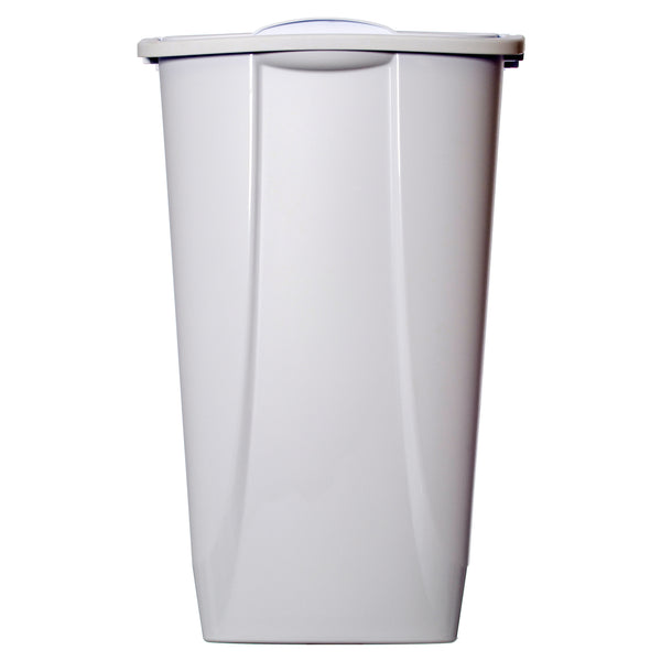 Sterilite Wastebasket S/T 11 Gal White (6 Pack)