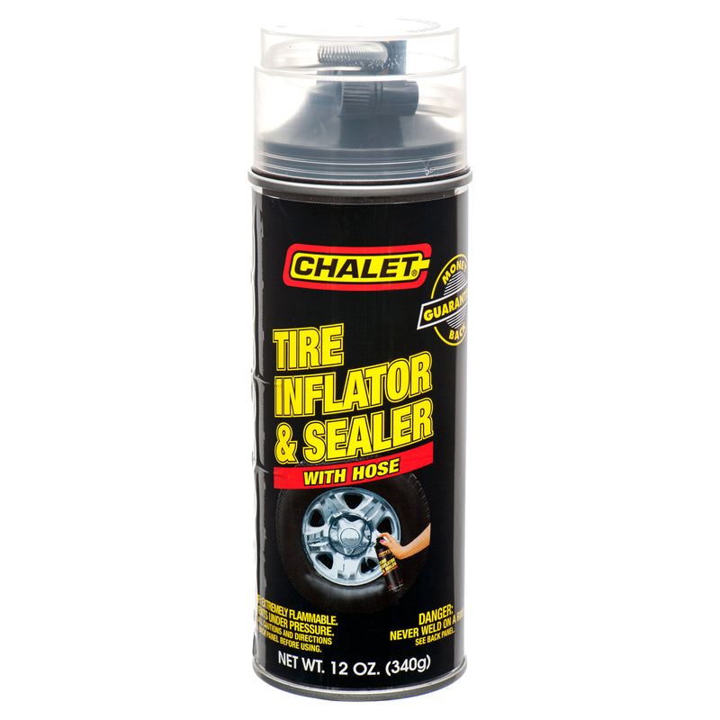 Chalet Tire Inflator & Sealer, 12 oz (12 Pack)