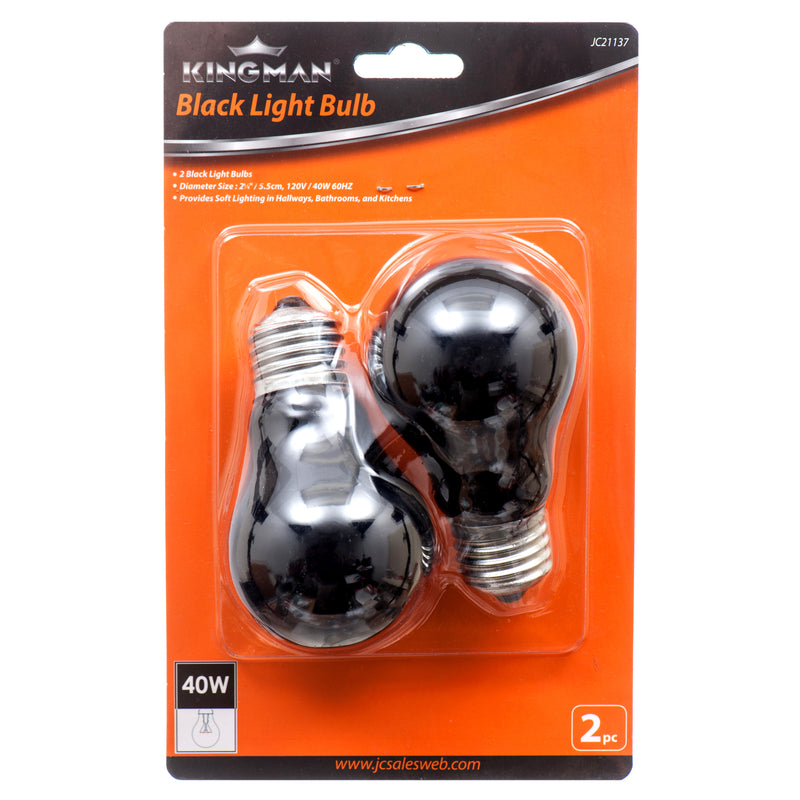 Kingman Light Bulb "Black" 2Pc (24 Pack)