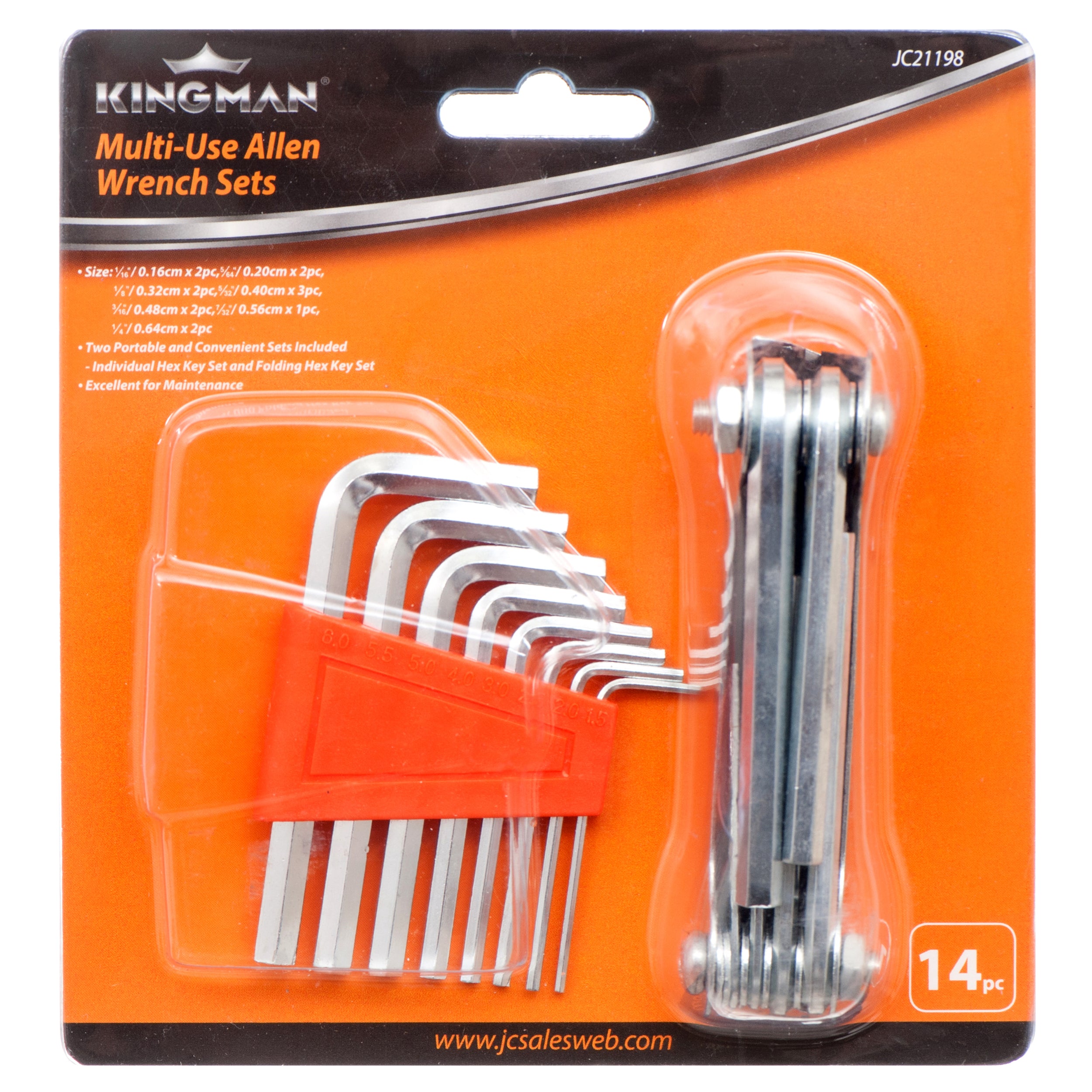 Kingman Hex Key 2Pc Multi Use (Pack Of 1)