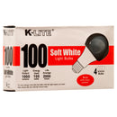 Light Bulb 4Pk/100W "Deluxe"