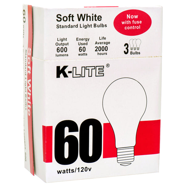 Light Bulb 3Pk/60W "Deluxe" #Kl11603 (36 Pack)