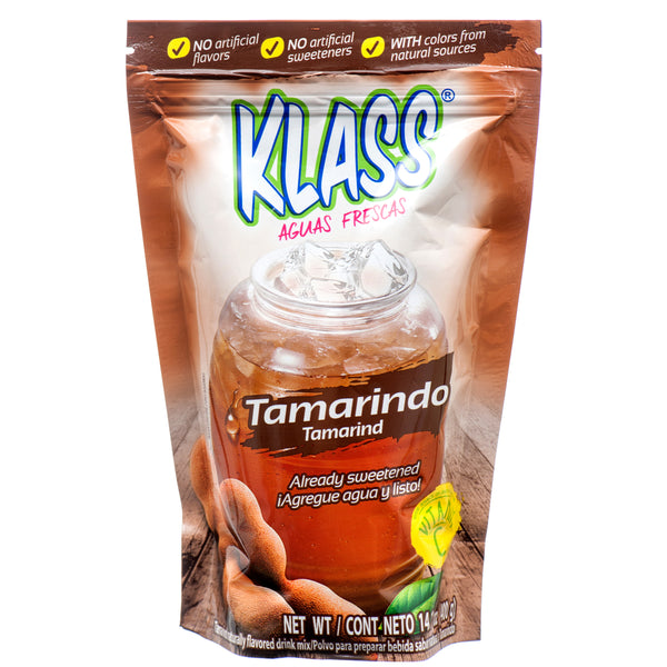 Klass Agua Fresca Mix, Tamarind, 14 oz (18 Pack)