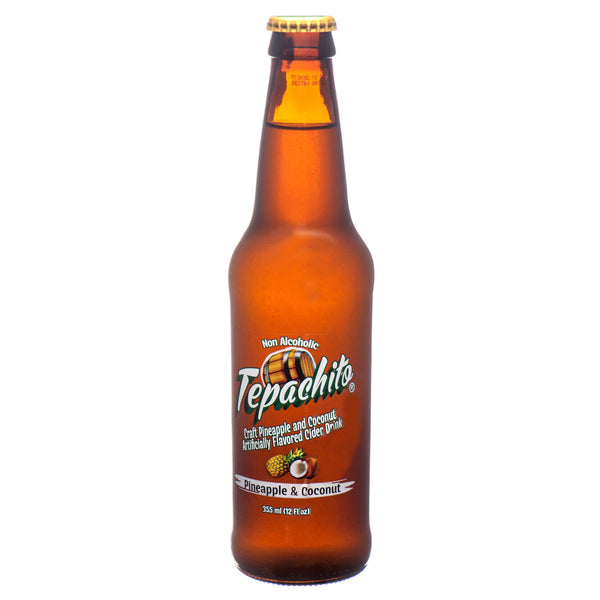 Tepachito Pineapple & Coconut Cider, 12 oz (24 Pack)