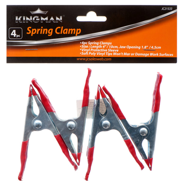 Kingman Spring Clamp 4" 4Pc (24 Pack)