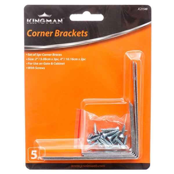 Kingman Corner Bracket 5-Piece Set (24 Pack)