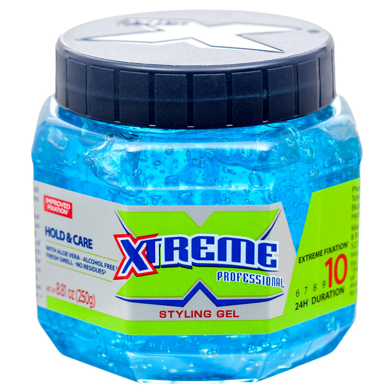 Xtreme Hair Gel Small Blue 8.8Z (24 Pack)