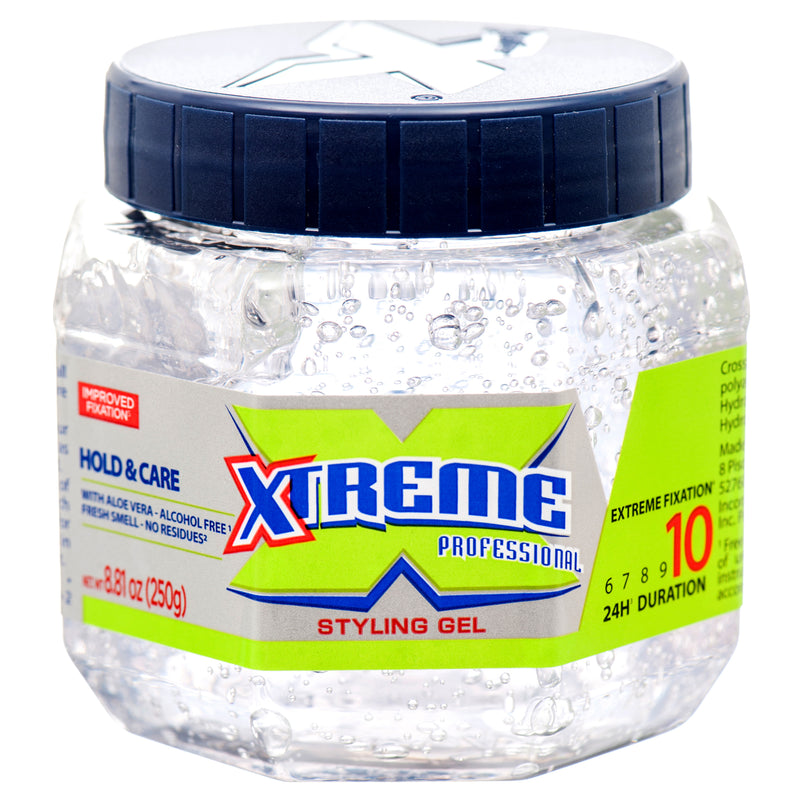 Xtreme Hair Gel Small Clear 8.8Z (24 Pack)