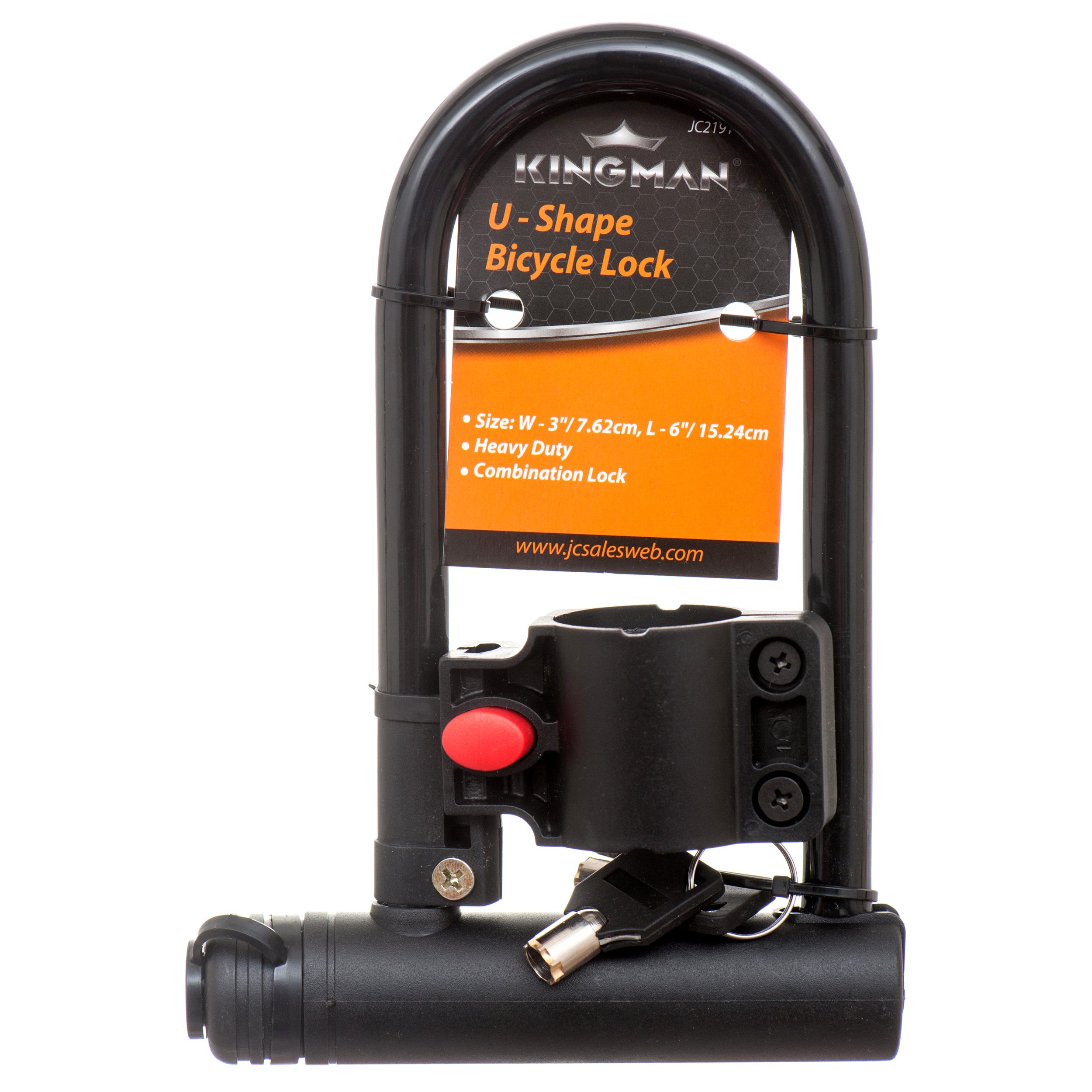 Kingman U-Shape Bicycle Lock (24 Pack)