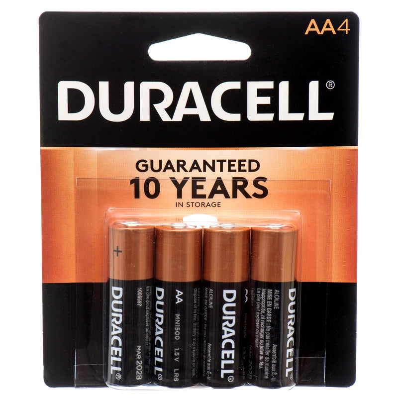 Duracell Batteries, AA, 4 Count (14 Pack)