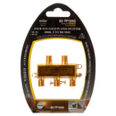 Video Splitter 4 Way Gold Plated (12 Pack)