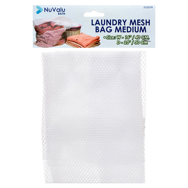 NuValu Mesh Laundry Bag, Medium (24 Pack)