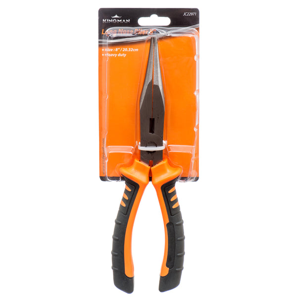 Kingman Long Nose Pliers, 8" (12 Pack)