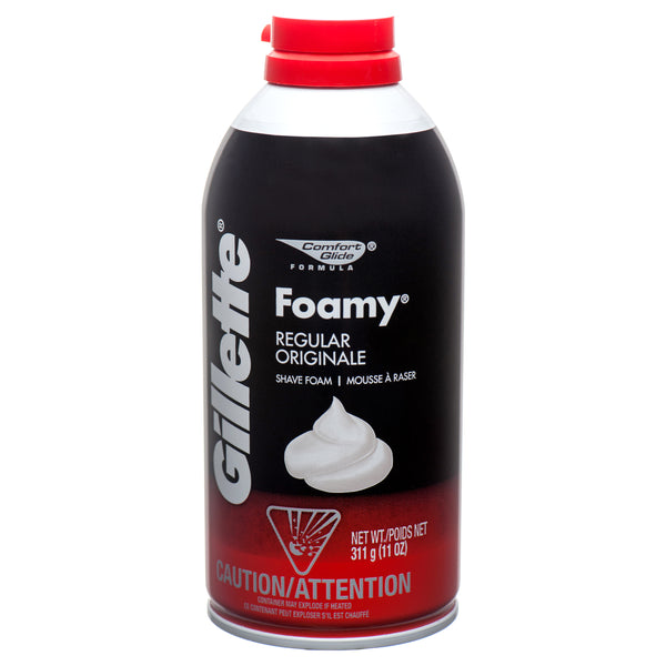 Gillette Foamy Shave Foam, 11 oz (12 Pack)