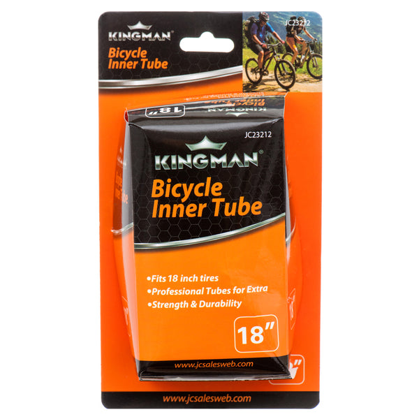 Kingman Bicycle Inner Tube, 18" x 41mm (24 Pack)