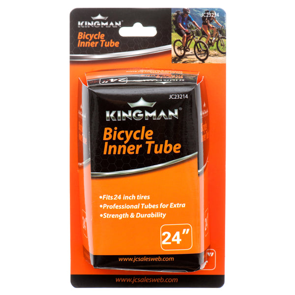 Kingman Bicycle Inner Tube, 24" x 41mm (24 Pack)