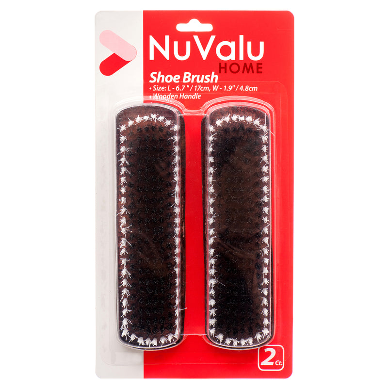 NuValu Shoe Cleaning Brush, 2 Count (24 Pack)