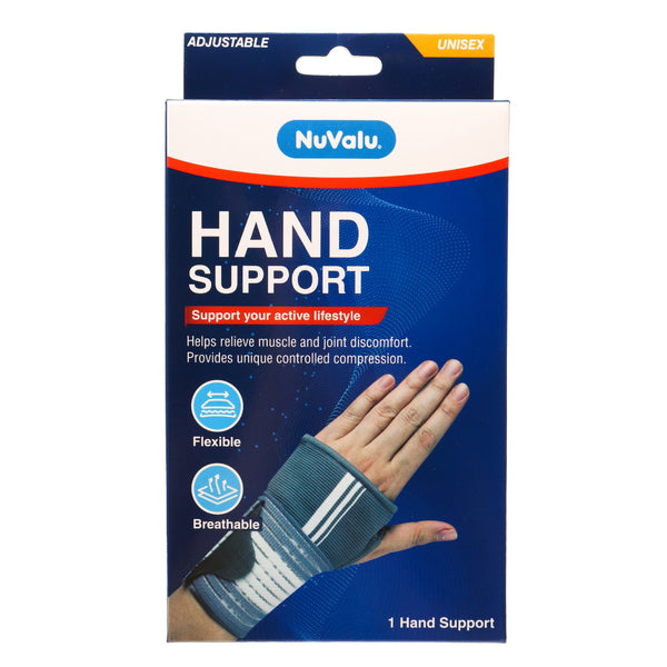 NuValu 4-Way Hand Support, Unisex (12 Pack)