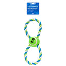 Lil' Buddies Pet Cotton Rope W/Tennis Ball 11" (24 Pack)