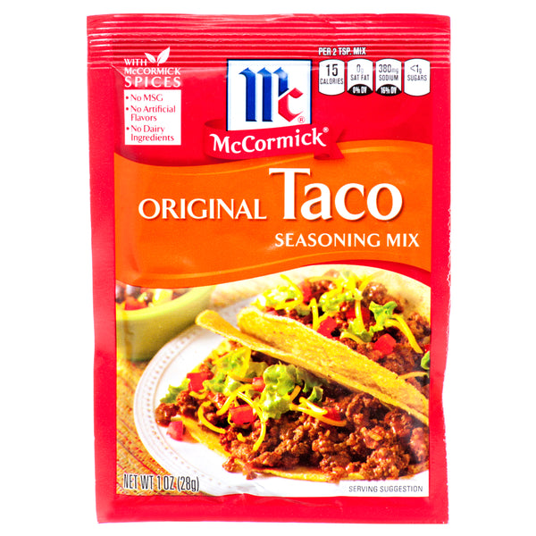McCormick Original Taco Seasoning Mix, 1 oz (24 Pack)