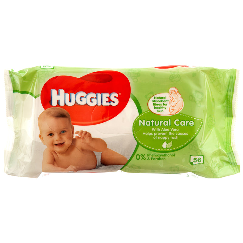Huggies Baby Wipes, Natural Care, 56 Count (10 Pack)