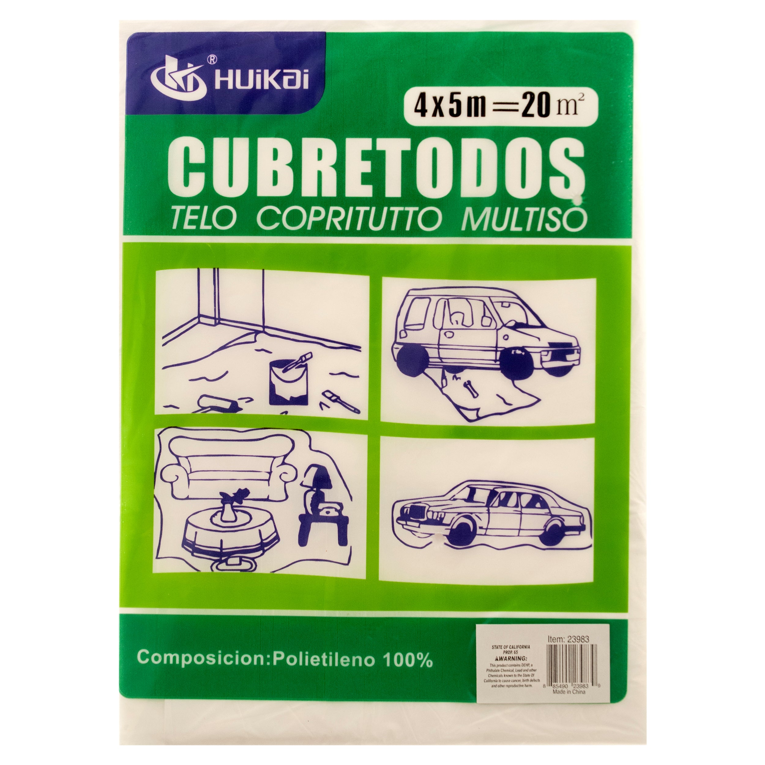 Painting Drop Cloth, 13' x 16' (24 Pack)