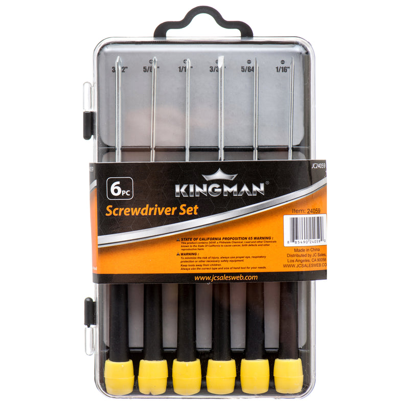 Kingman Screwdriver 6Pc (24 Pack)