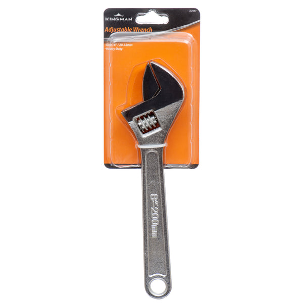 Kingman Adjustable Wrench 8" (18 Pack)