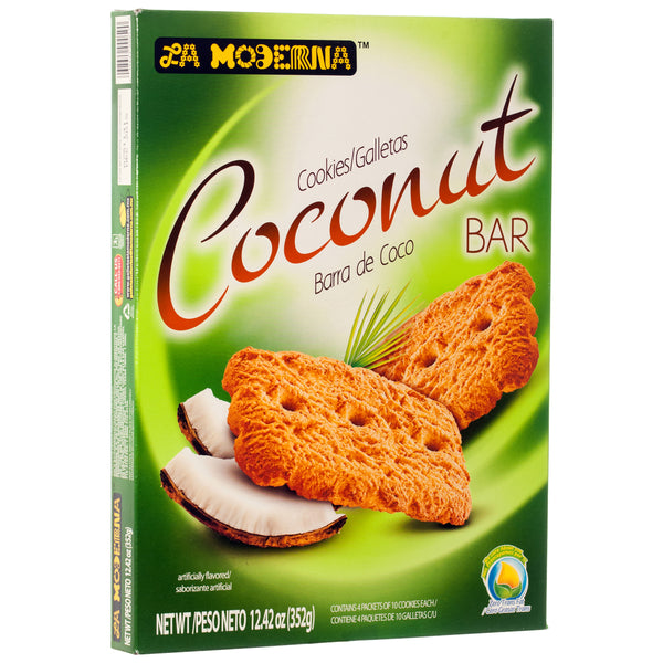La Moderna Coconut Bar, 12.4 oz (14 Pack)