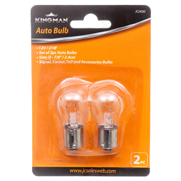 Kingman Auto Tail Light Bulb 2Pc (24 Pack)