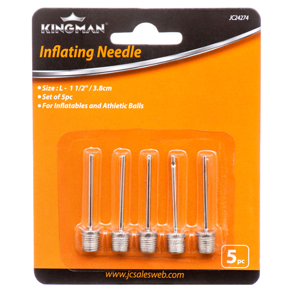 Kingman Inflator Needles 5Pc (24 Pack)