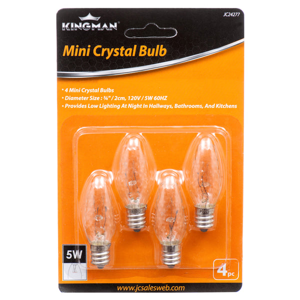 Kingman Light Bulb 5W Small 4Pc (24 Pack)