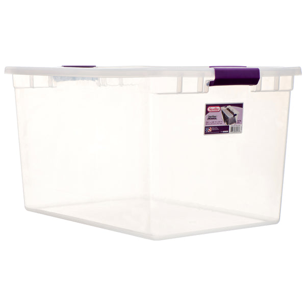 Sterilite Storage Box w/ Latch, 66 q (6 Pack)