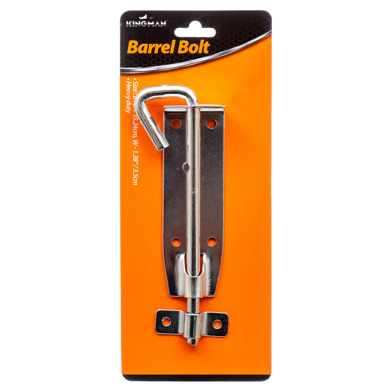 Kingman Barrel Bolt 6" (24 Pack)