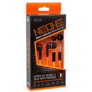 Sentry Earphones Neons Asst Clrs (6 Pack)