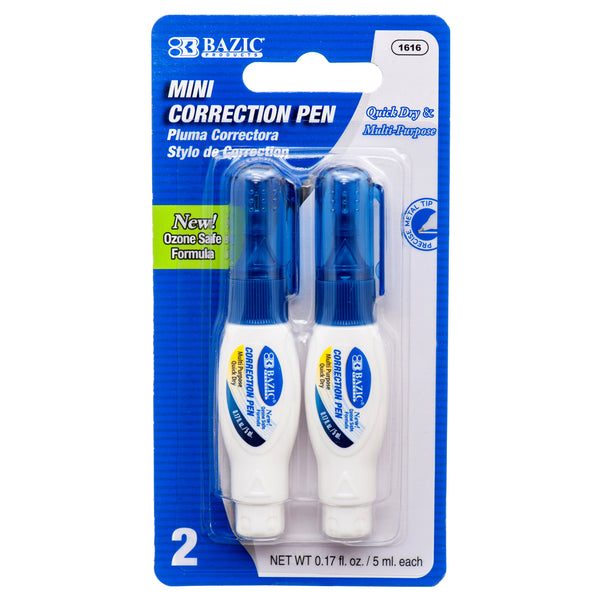 Mini Correction Pens, 2 Count (24 Pack)