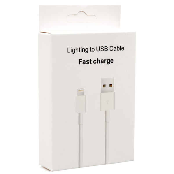 Lighting Usb Cable Fast Charge For Iphone 5-8 (12 Pack)