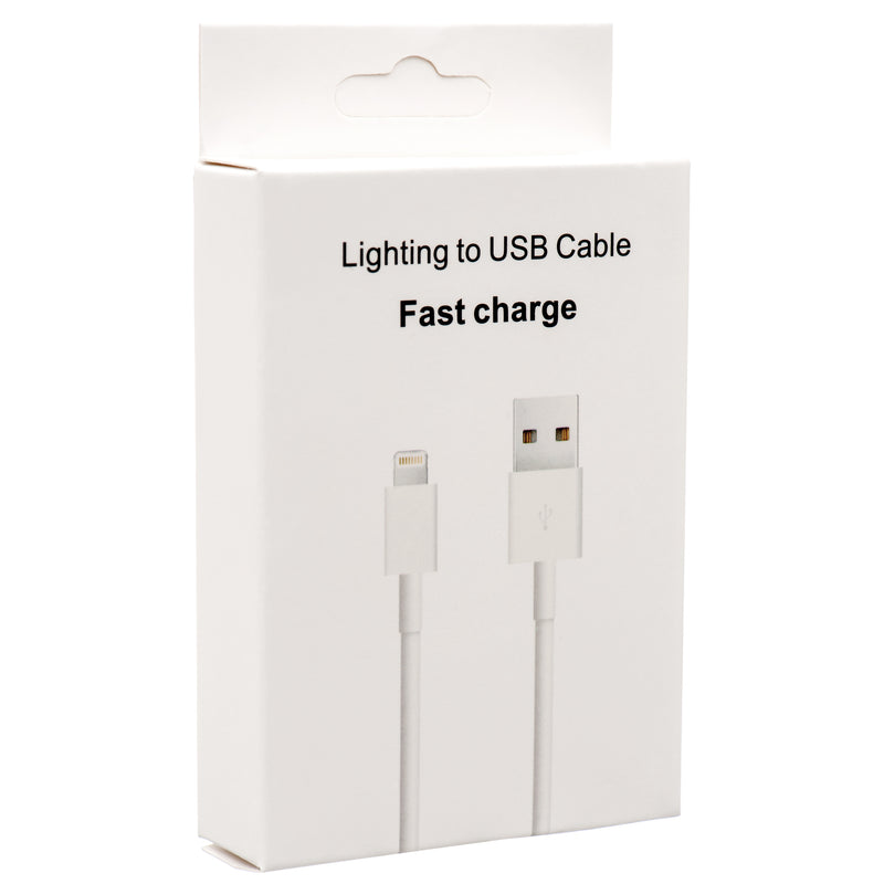 Lighting Usb Cable Fast Charge For Iphone 5-8 (12 Pack)