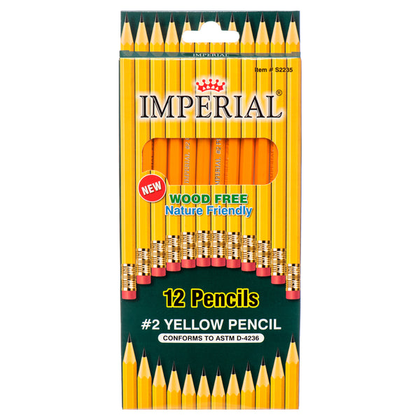 Imperial #2 Wood-Free Pencils, 12 Count (24 Pack)