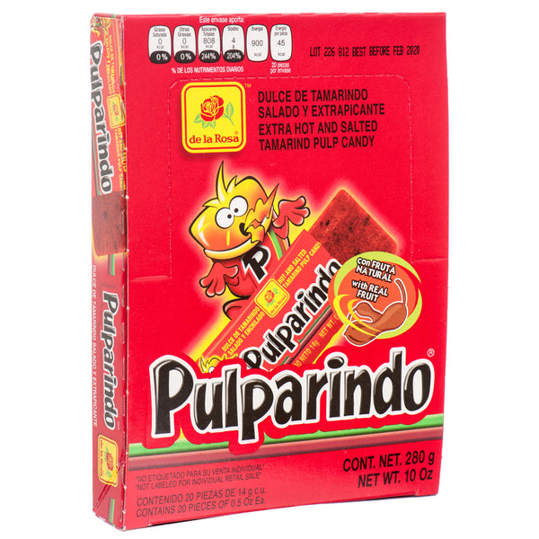 De La Rosa Spicy Pulparindo, 20 Count (32 Pack)