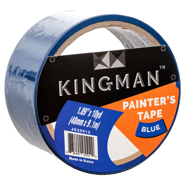 Kingman Masking Tape Blue 1.89" X 10Yds (36 Pack)