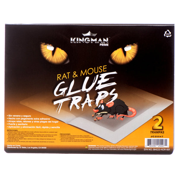 Kingman Prime Mouse Glue Trap, 2 Count (12 Pack)