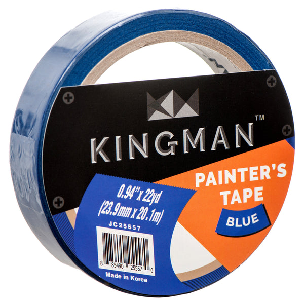 Kingman Masking Tape Blue 0.94" X 22Yds (36 Pack)