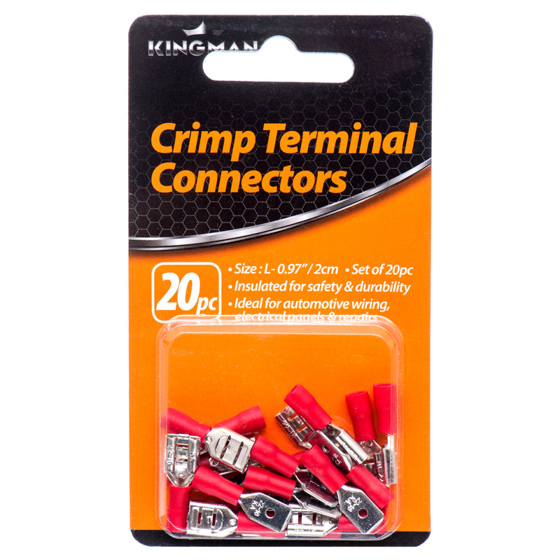 Kingman Crimp Terminal Connector 20Pc (24 Pack)