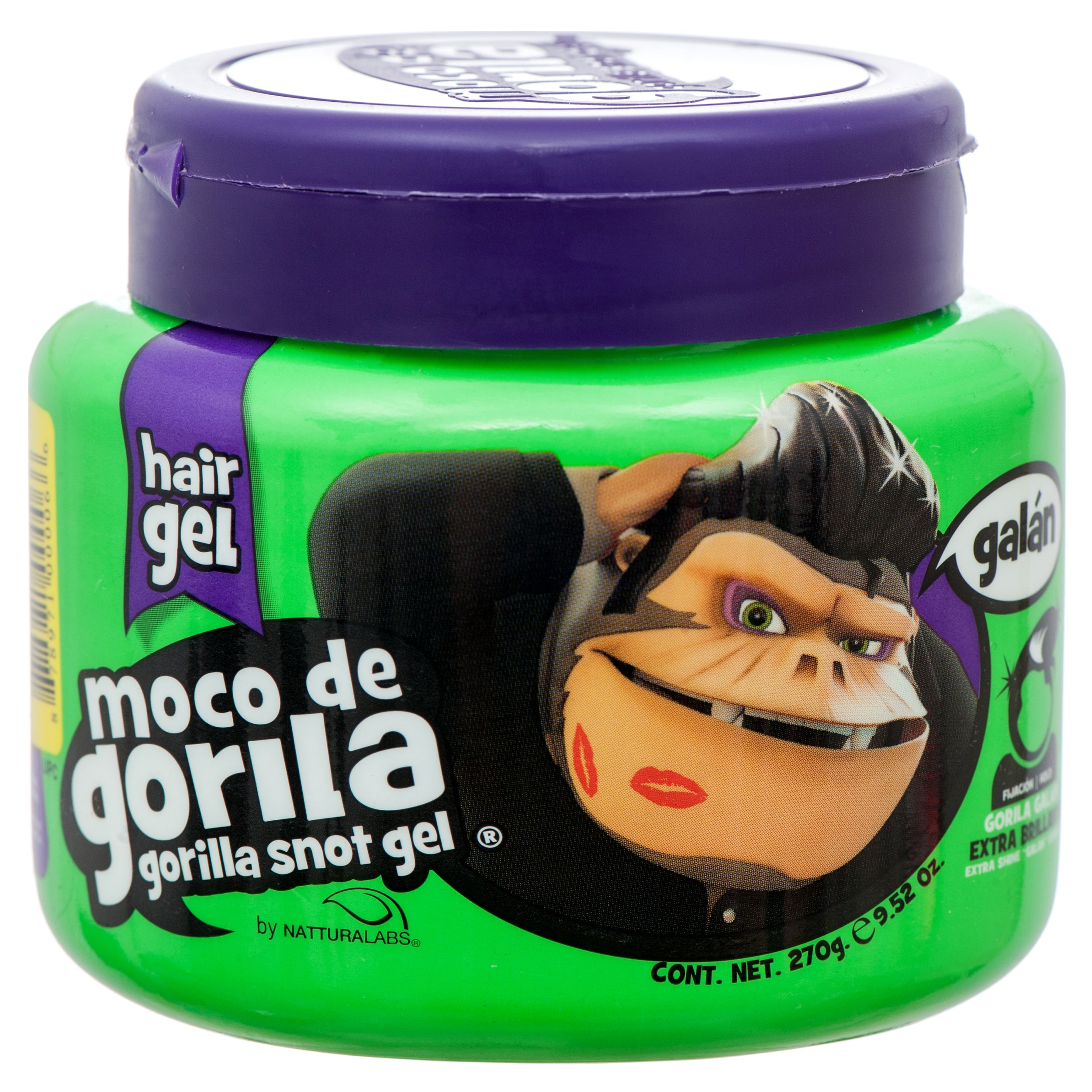 Moco De Gorilla Hair Gel Green(Galan) 270Grm (12 Pack)